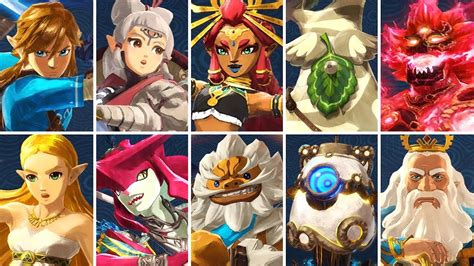 all the characters in hyrule warriors|hyrule warriors playable characters list.